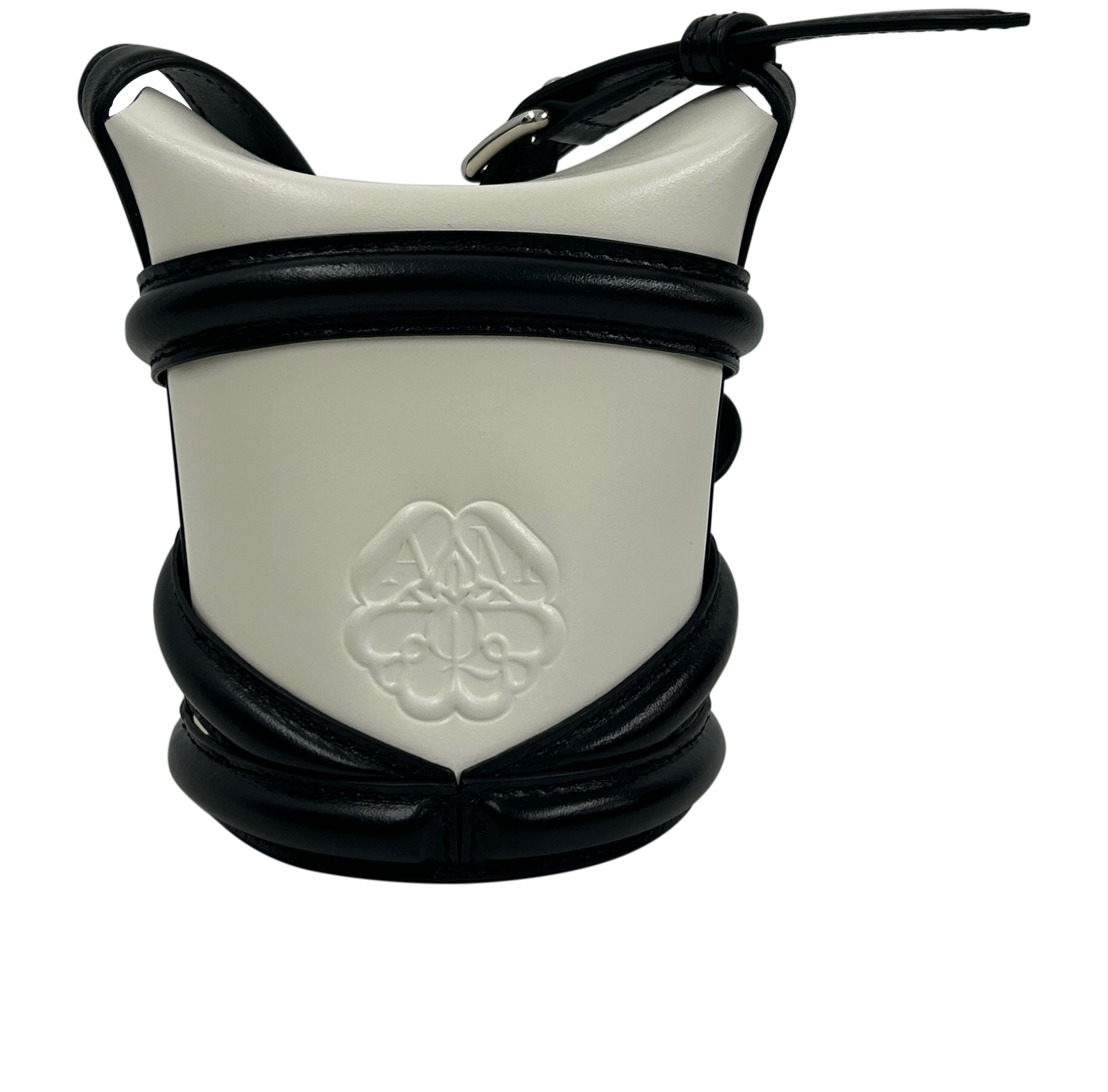 The Curve Bandolera, 250&euro;, Bolso, Blanco/Negro, Animal - Piel, Vista trasera